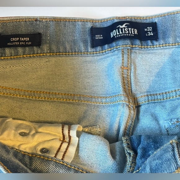 Hollister Blue Slim Distressed Jeans - Picture 3 of 6